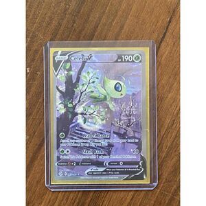Nintendo Grass Celebi V Full Art Ultra Rare Trading Card Size Se